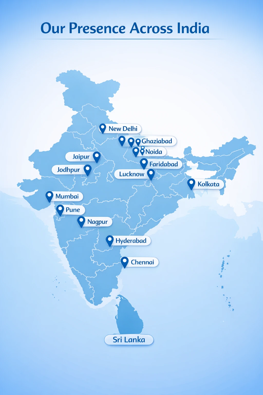 SK Facility Management Pan-India Presence